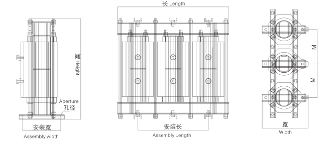 外形尺寸及安装尺寸图